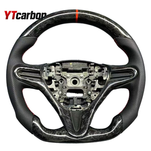 <span class=keywords><strong>พวงมาลัย</strong></span>คาร์บอนไฟเบอร์หุ้มหนังกลับ YTcarbon Sport Italy สำหรับรถยนต์ <span class=keywords><strong>Civic</strong></span> รุ่นที่ 8 Type R อุปกรณ์ตกแต่งภายในรถยนต์ - Product Image 6