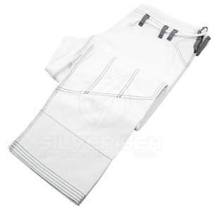 ชุดคาราเต้ผ้าฝ้ายโพลีเอสเตอร์สำหรับผู้ใหญ่ชุดฝึกกีฬา MMA ชุดศิลปะการต่อสู้ออกแบบโลโก้ได้ตามต้องการ OEM - Product Image 4