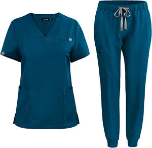 Traje de Enfermería de Punto para Mujer, Diseñado para Reducir la Fatiga, Mejorar la Comodidad y Mantener una Presentación Impecable para las Jornadas Laborales en el Hospital - Product Image 1