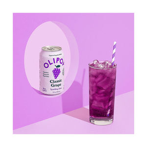 Olipop Classic Grape – refresco con gas, sabor a fruta auténtica y prebióticos que son amigos del intestino. - Product Image 1