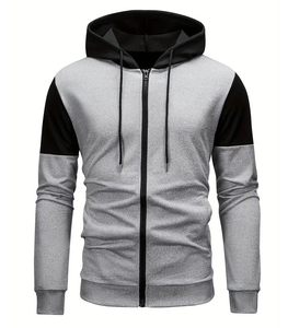 เสื้อฮู้ดผู้ชายแบบมีซิปสวมใส่สบายระบายอากาศได้ดีรุ่นล่าสุดสำหรับมืออาชีพ - Product Image 1