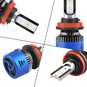 Fabricante 6000K 8000K Tricolor Faros Car Led Bulb <span class=keywords><strong>H1</strong></span> H3 9005 9006 9012 H7 H11 3 Color Led Faros - Product Image 4