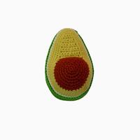 Nouveau produit fait à la main fabricant jouet en forme d'avocat couinant drôle interactif Durable tricot pour chien chat petit Animal