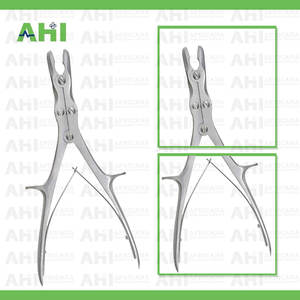 Rongeur à os à action composée AHI Stille, droit, 10 mm de morsure, 220 mm de long, instruments chirurgicaux manuels en acier inoxydable de qualité supérieure - Product Image 4