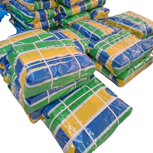 Tissu de maille imperméable de bâche traitée aux UV forte superbe de HDPE dans le style simple résistant à la déchirure - Product Image 1