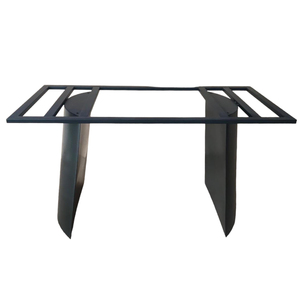 Heavy Duty <b>Cast</b> Iron Dining Table Legs <b>Powder</b>-Coated CHBBA012 Industrial Design Style for Luxury Kitchen Hotel & Park Furniture - Product Image 1