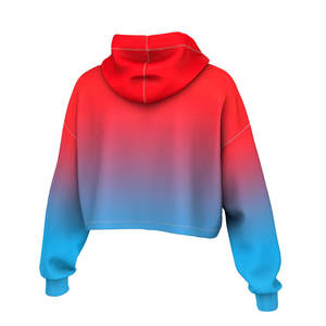 Offre Spéciale prix sweats à capuche courts pour les femmes en gros Design de mode sweats à capuche courts pour les femmes nouveauté sweats à capuche courts femmes - Product Image 3