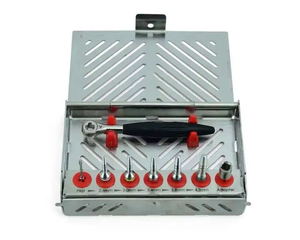 Kit de expansión ósea manual reutilizable para implantes dentales con disco de sierra y tornillos expansores de acero inoxidable de grado alemán en oferta - Product Image 3