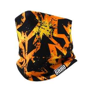 Custom printed GAA <b>snood</b> with team colors stretch fit soft fleece lining and OEM MOQ Pakistan manufacturing - Product Image 2