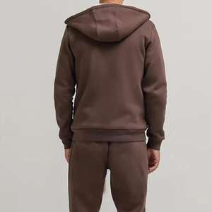 Vente à chaud personnalisé sans cordon de serrage sweats à capuche zippés vierge plaine surdimensionné polaire fermeture éclair coupe Boxy sweat à capuche de haute qualité pour hommes - Product Image 2