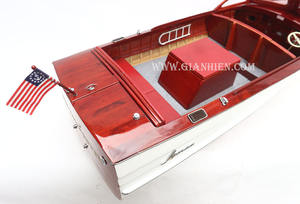 Gia Nhien Fabricante Aprueba Diseño Personalizado LYMAN RUNABOUT BARCO DE VELOCIDAD ARTESANÍA DE MADERA ALTA CALIDAD - Product Image 4