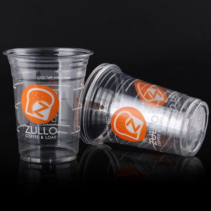 Vasos de Plástico PET Personalizados al por Mayor de 12oz, 14oz y 16oz con Tapa de 98mm, Vasos <span class=keywords><strong>Transparentes</strong></span> de Plástico PET para Bebidas, Leche, Té Boba - Product Image 4