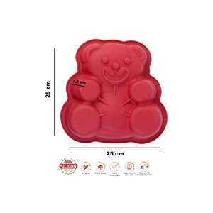 Moule à gâteau en silicone Silcap, adorable ours, pour des desserts délicieux - Product Image 3