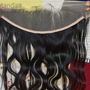 เครื่องต่อผมแบบคู่เครื่องบราซิลเลี่ยนผมดิบ13*6ทำจากผมชาวอินเดีย - Product Image 4