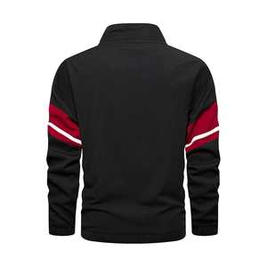 Wholesale Custom Color Slim Fit Casual Winter <b>Thermal</b> Sportswear <b>Men's</b> Tracksuit Fleece Lining Breathable Comfortable Cold - Product Image 4