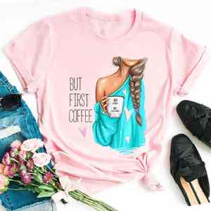 Camiseta Deportiva Casual de Manga Corta para Mujer, Cuello Redondo, Corte Regular, Transpirable, para Verano - Product Image 2