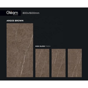 กระเบื้องพอร์ซเลนเงางามขนาด800X1600มม. สำหรับ80x160cm เซรามิกตกแต่งผนังดีไซน์แปลกใหม่ - Product Image 5