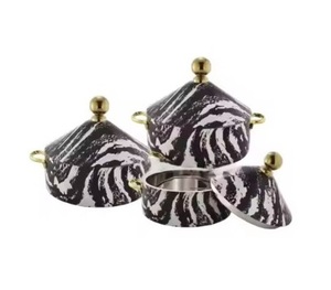 Premium Quality <b>Set</b> of 3 High Quality Chafing Supply Highest Grade Material Silver Finished Metal Chafing Dish <b>Pot</b> Hot Arrival - Product Image 4