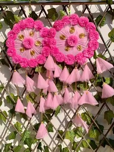 Décoration de souci, tenture murale en filet, décoration d'intérieur, toile de fond de scène, décoration de mariage indien, suspension de bouton de porte, décor de temple - Product Image 4