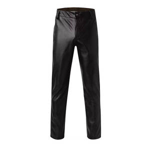 Pantalones de cuero cálidos de invierno para hombre, clásicos, Vintage, cómodos, suaves, gruesos, duraderos, elegantes, transpirables, de alta calidad - Product Image 1