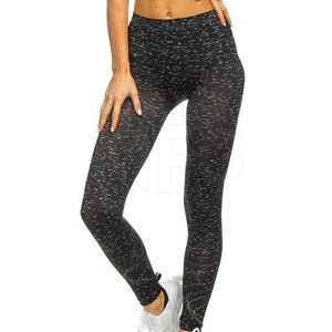 Leggings deportivos transpirables de cintura alta para mujer, nuevo diseño personalizado con patrón sólido - Product Image 5