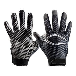 Gants récepteurs de football américain avec logo imprimé personnalisé de haute qualité meilleur design avec ajustement de la paume - Product Image 4