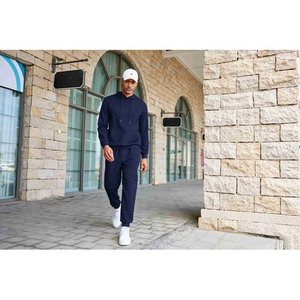 Conjunto Deportivo Casual de 2 Piezas para Mujer, 100% Algodón, con Sudadera con Capucha - Product Image 5