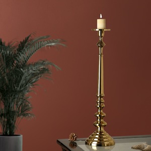 Designer Metal <b>Candle</b> <b>Holder</b> Stand for Modern Home Decor Stylish Tabletop Centerpiece Living Room Bedroom Accent - Product Image 3