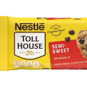 Muito macio casa toll cookies/nestle toll house semi-doce chocolate chips 24oz