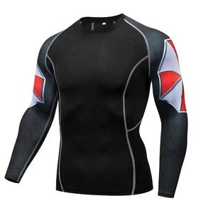 Rash Guard à manches longues respirant et Rush Guard pour hommes de conception personnalisée de la meilleure qualité fabriqués sur commande - Product Image 4