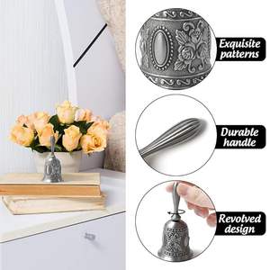 Livraison rapide sonnerie en métal de haute qualité hôtel restaurant événement de mariage en utilisant cloche à main/cloche à main en laiton de haute qualité avec laiton - Product Image 4