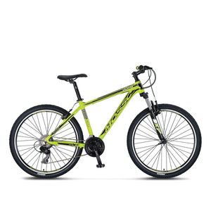 V-BRAKE มอสโซ่สีขาวขอบ27.5 18ซม. กรอบสีมะนาว-ดำ