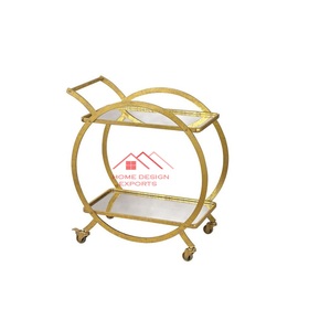 Gran oferta 2024, carrito moderno de bebidas de acero inoxidable para entrega de alimentos y bebidas para hoteles y restaurantes - Product Image 3