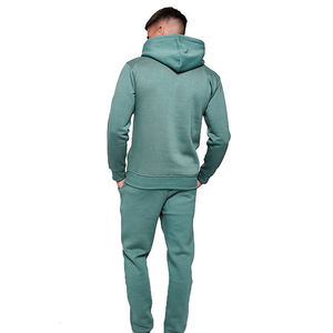 Sweat à capuche surdimensionné Boxy et pantalon de survêtement 2 pièces unisexe de haute qualité en coton lourd survêtement ensemble pour hommes - Product Image 2