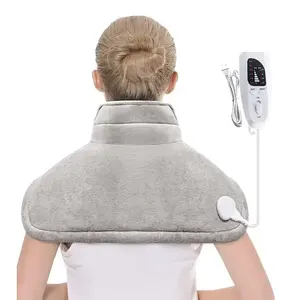 2024 più venduto elettrico lavabile sul collo posteriore della spalla sollievo dal dolore elettrico Pad riscaldante