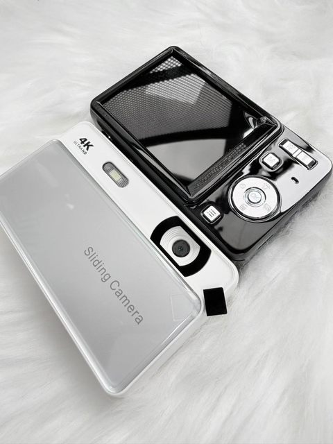 2026 Viral 4K Mini Digital Camera with Sliding Lens 2.8 Inch IPS Screen 16X Zoom Compact Vlog Camera High Profit OEM ODM