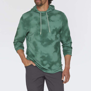 Sweat-shirts confortables pour hommes, tie-dye, hiver, 100% coton, polaire respirant, léger, avec poche, haute qualité, très vendus - Product Image 6