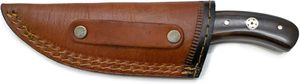 Couteau de skinner d'extérieur en acier damas fait à la main avec gaine en cuir pour la chasse et le camping Support OEM - Product Image 6