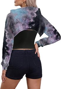 2025 Sudadera con capucha corta personalizada para Mujer | Jersey de moda de primera calidad para Fitness, gimnasio, propietarios de boutique y ropa deportiva al por mayor - Product Image 5