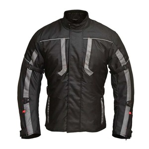 Ropa deportiva de talla grande para hombre, chaqueta de motorista de carreras impermeable Cordura, transpirable, a prueba de viento, extraíble, para motocicleta - Product Image 1