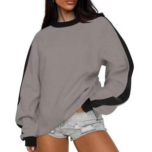Femmes Premium Haute Qualité Surdimensionné Pull Sweat Brodé Coton Polaire Respirant Casual Wear En Gros - Product Image 1