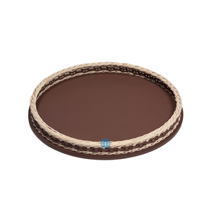 Nouvelle arrivée 2024 plateaux de service en rotin et laque de la meilleure qualité avec différentes couleurs pour la décoration de la maison et la décoration de fête au Vietnam - Product Image 2