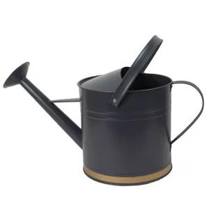 Regadera de jardín de metal galvanizado Blackish Fantastic con borde de metal en la parte inferior - Product Image 5