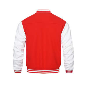 Veste d'hiver unisexe en toile matelassée coupe-vent à capuche de style universitaire de baseball - Product Image 3