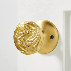 ลูกบิดทองดีไซน์เนอร์สำหรับตู้ลิ้นชักและตู้เสื้อผ้ามือจับตกแต่งหรูหราสำหรับห้องครัวบ้านทันสมัยหรือเฟอร์นิเจอร์สำนักงาน - Product Image 1