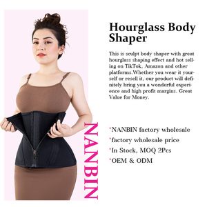 <span class=keywords><strong>Faja</strong></span> Corsé Powernet de Buena Calidad 3 en 1 Bajo Busto Reductora de Abdomen Moldeadora <span class=keywords><strong>Invisible</strong></span> para Vientre Plano y Cintura de Látex - Product Image 2