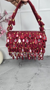 Magnifique sac à main à rabat miroir pour soirée, sac de soirée, sac cadeau pour mariage, pour femmes et filles - Product Image 4