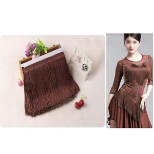 OEM venta al por mayor Pakistán hecho Color sólido lingotes flecos borla trenzada flecos largos MOQ bajo lingotes decorativos flecos encaje - Product Image 4