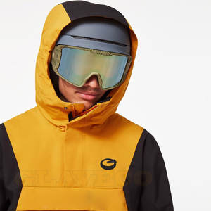 Chaqueta Cortavientos Ligera con Capucha y Logotipo Frontal en Color de Contraste, Fácil de Usar, Cómoda, Chaqueta de Invierno para Hombre - Product Image 2