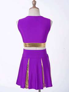 ชุดเชียร์ลีดเดอร์พิมพ์ลาย OEM สำหรับผู้ใหญ่ที่มีดีไซน์หลากสีทันสมัย - Product Image 5